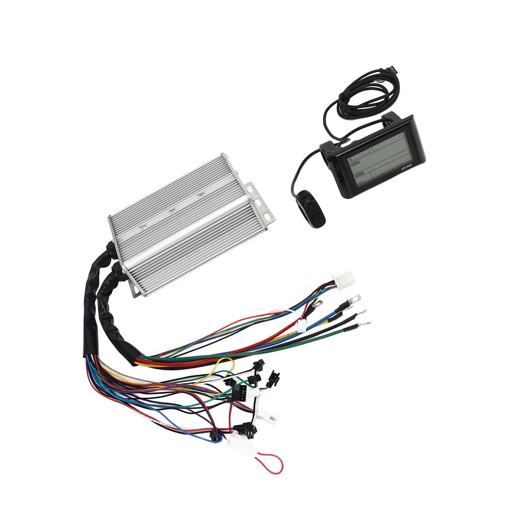 Контроллер 48 В 60 В 1500 Вт с ЖК-дисплеем, профессиональный комплект контроллера бесщеточного двигателя для электровелосипеда