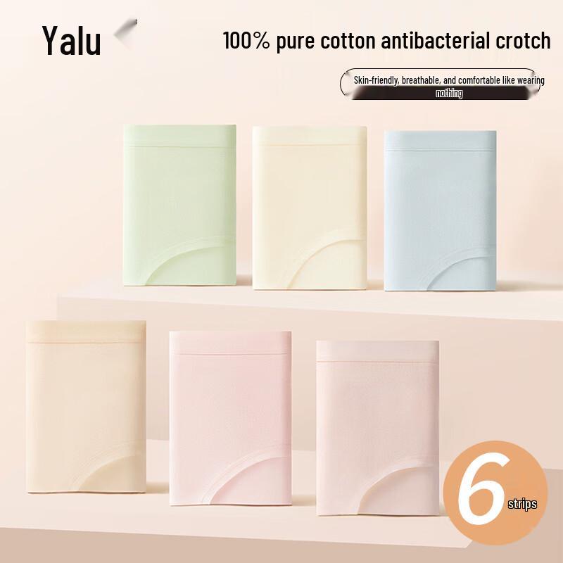 Yalu Women's 6-Pack Seamless Cotton Panties