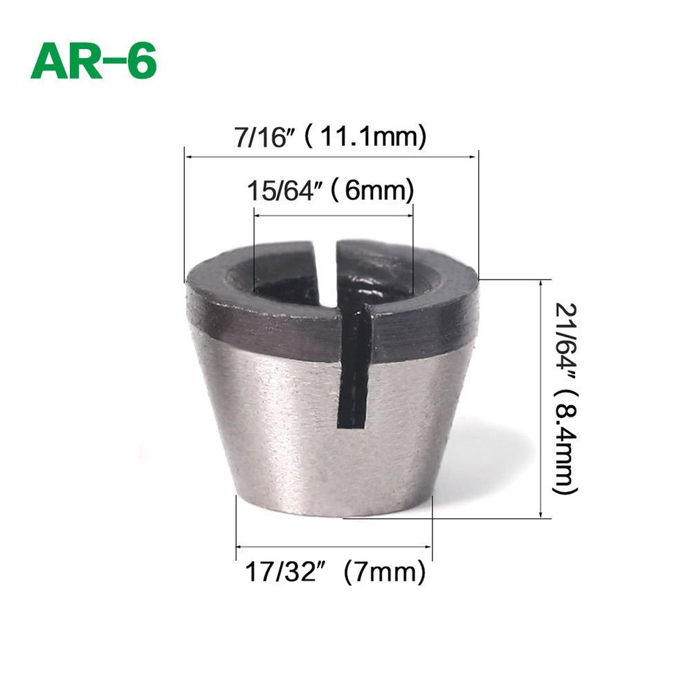 Деревообрабатывающий триммер цанговый патрон инструмент для резьбы шлифовальный станок зажимной адаптер замена фрезерные цанги