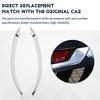 Car Chrome Rear Fog Light Tail Lamp Eyelid Cover Trim For VOLVO XC90 2016- Car Accessories-M53K