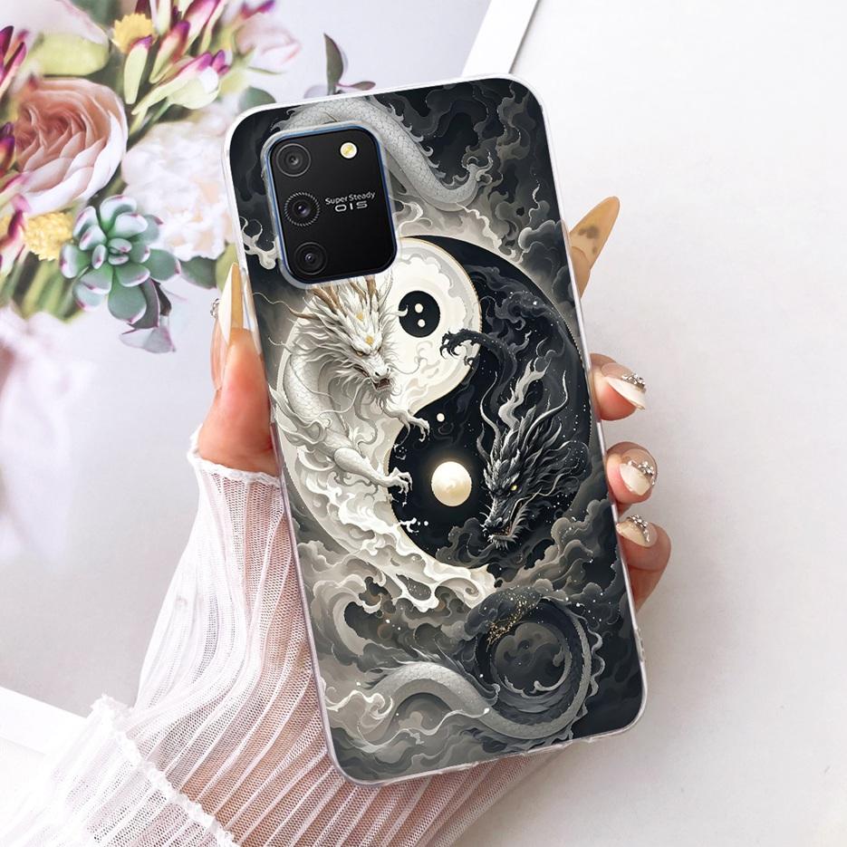 Чехол для Samsung Galaxy S10 Lite SM-G770F, Роскошный чехол с рисунком «Дерево и бабочки», Мягкий силиконовый чехол для телефона, Сумки для Samsung S10 Lite