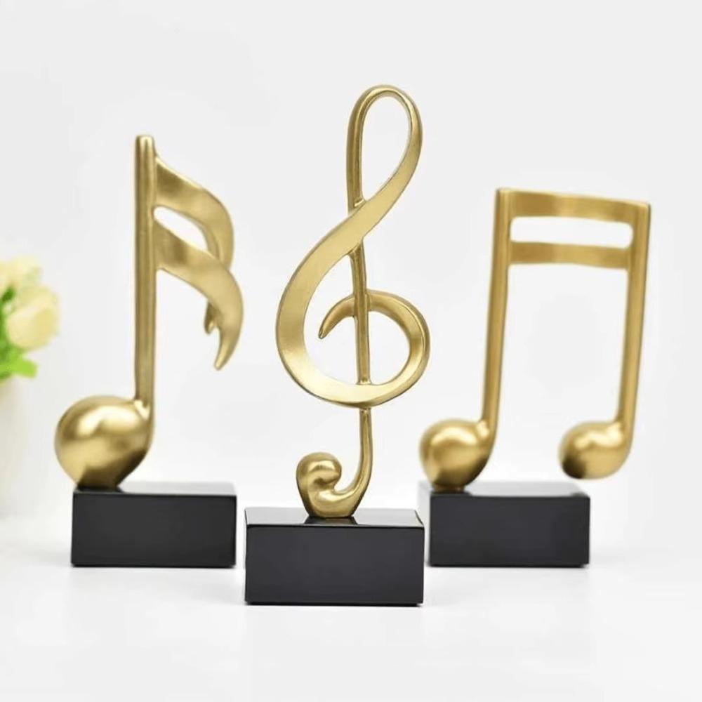 Music Golden Award Trophy Resin Craft Souvenirs Small Prize Cup Singing Competition Piano Ornaments Winner Award Trophy Toy