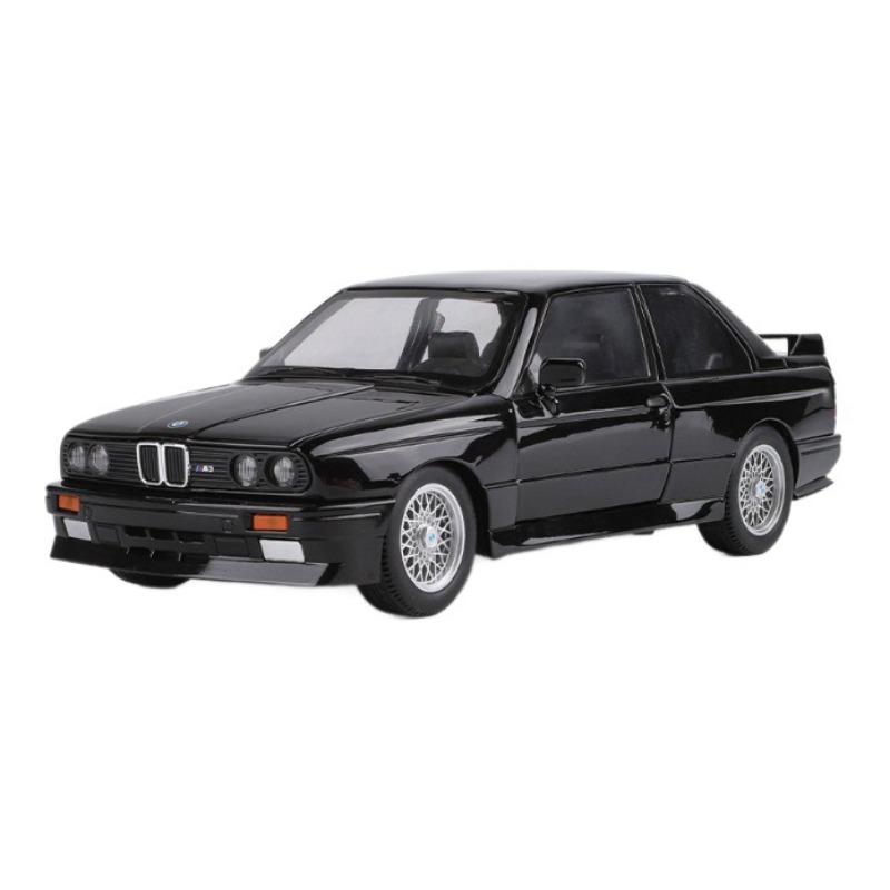 1/24 BMW M3 1988 Уличный автомобиль Литой сплав Металлическая модель автомобиля Коллекция Хобби Декоративное украшение Подарочная коробка для парня Подарок