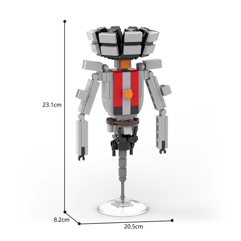 M Building Block Compatible With Lego, Creative Build, Toilet And Monitor Man Toys, Titan Mech Tv Man