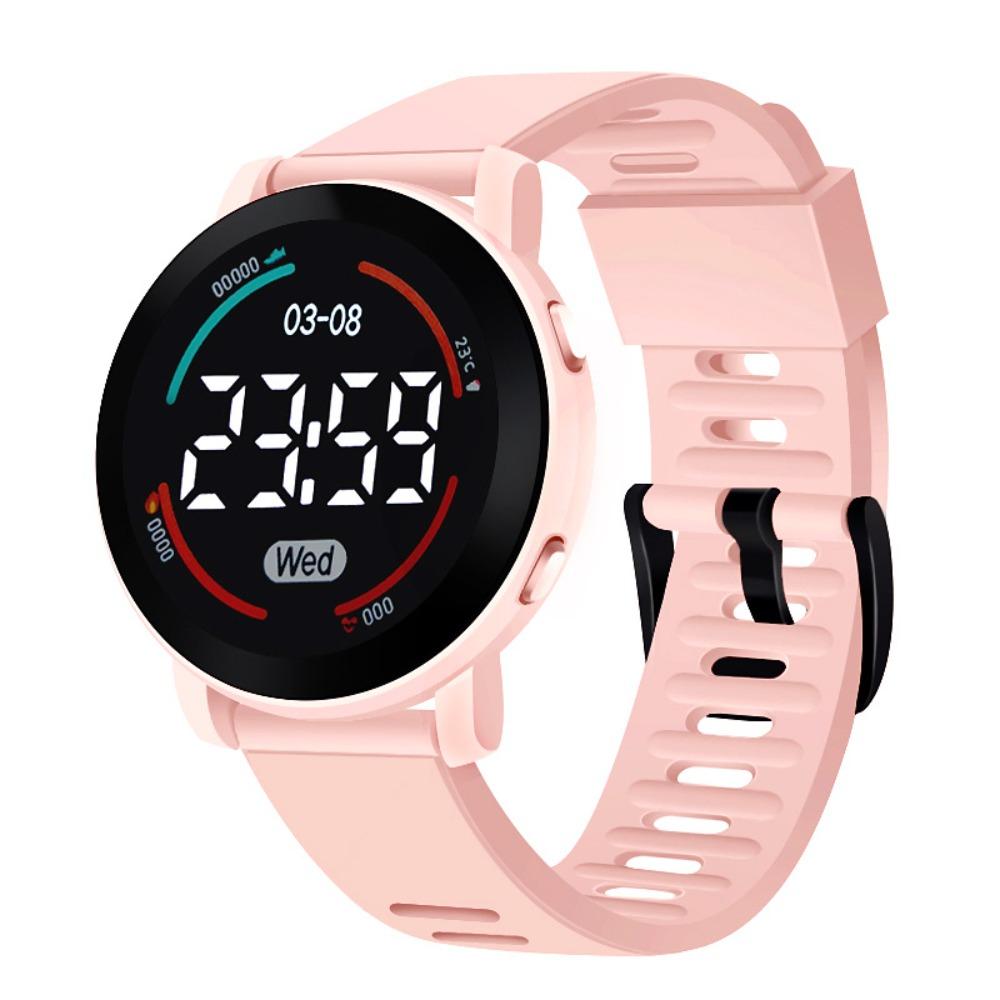 Silicone Strap Digital Electronic Wrist Watch Luminous Digital Watch New Sport Kids Watch Unisex