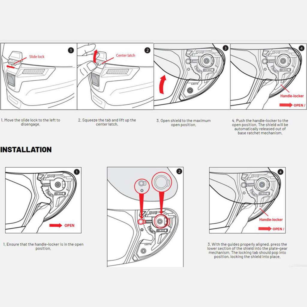 Мотоциклетный визор Защита от царапин Ветровое стекло Линза шлема Визор Полнолицевой Подходит для HJC RPHA11 И RPHA70 Ночное видение