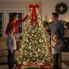 Adjustable Red Bow Curtain Rope Velvet Curtain Strap Christmas Tree Curtain Tieback  Office