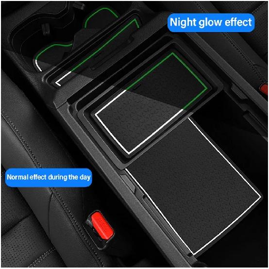 Car Interior Non-Slip Mat Door Groove Pad Gate Slot Cup Accessories For Honda CR-V CRV 6th Gen 2023 2024 2025 Hybrid