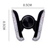 Crystal Car Phone Holder Air Vent Mount Clip Diamond Universal Smartphone Stand Hands-Free Car Accessories Bracket for Women