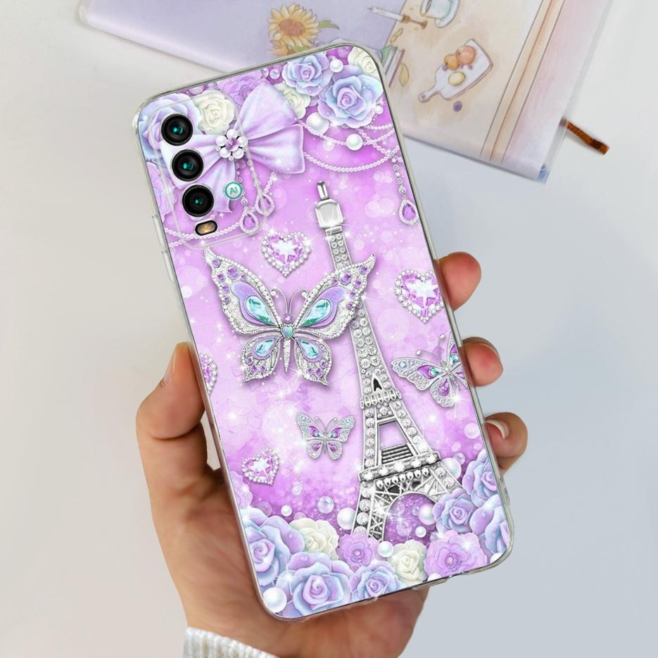 Чехол для Xiaomi Redmi 9T Милый Модный Расписной Чехол Прозрачный Силиконовый Мягкий Тонкий Чехол для Телефона для Xiaomi Redmi 9T Redmi9T Fundas Coque