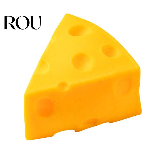 Cheese Sensory Toy Simulated Squeeze Unbreakable Stress Relief Slow Rising Decompression Block Fidget Simulation Food Pinch Square