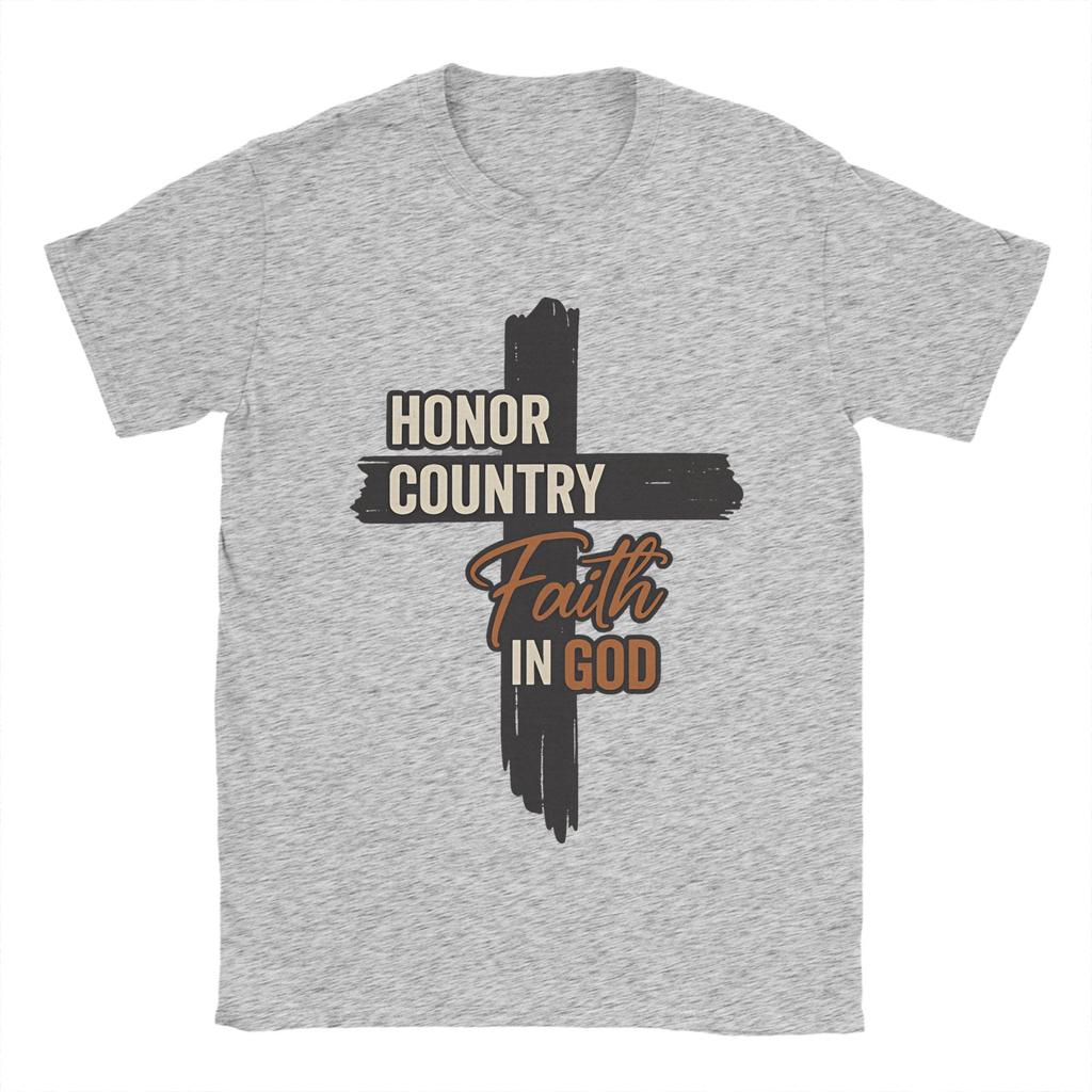 Stand For The Flag I Kneel For The Cross T-Shirt Summer Harajuku T Shirts Men Cotton O Neck Oversized Tees Short-Sleeve Tops