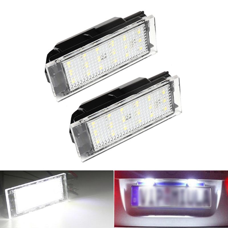Лампа подсветки номерного знака 12-30V18-SMD для Smart Fortwo 453 Coupe C453 Cabriolet A453 Auto Car Durable