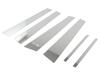 BRIGHTZ Camry AVV50 Finish Stainless Steel Pillar Panels Visor Set AVV 50 V50 Camry Hybrid 12382 Ultra-Mirror (No Needed) 6-Piece [PIL-SIL-160]
