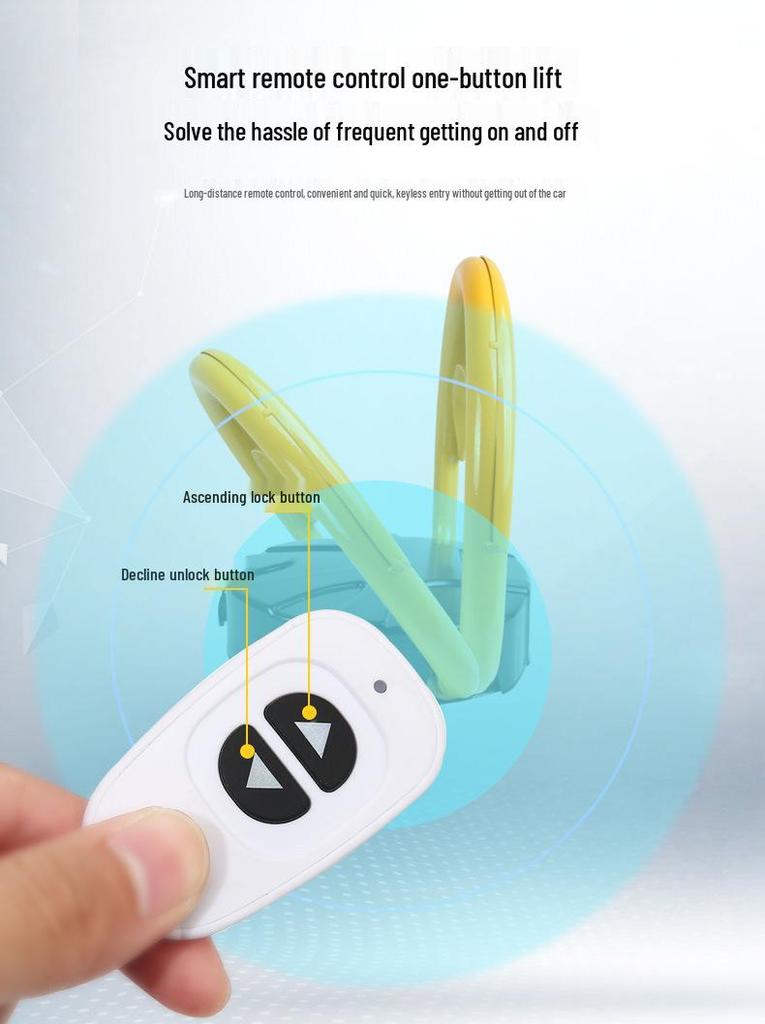 Умный датчик предотвращения столкновений Ziwei Star, Стальной парковочный замок, Водонепроницаемый и Утолщенный для Автомобильного Использования