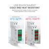 Din Rail Smart LED Digital DC11V-310V Direct Current Voltage Meter Numeric Display Voltage Gauge for Electronics