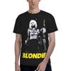Мужская футболка JOISOMI Blondie Рок-группа Музыка Мужские спортивные футболки с коротким рукавом Быстросохнущие Дышащие С круглым вырезом
