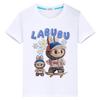 Футболка labubu Kawaii для детей, мальчик 10 лет, 100% хлопок, топы, футболка с принтом «гордость», аниме, короткая, y2k, одежда для девочек, детская одежда для девочек