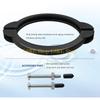L8RE Sand Filter Clamp Collar Rings Flange Valves Clamp Pool Maintenance Set