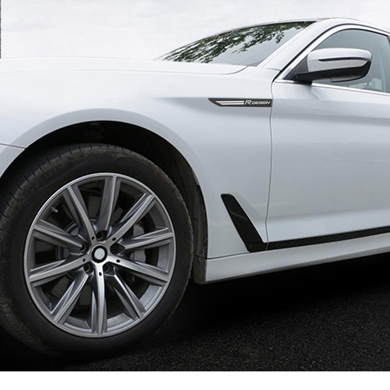 Для Volvo 2 шт. Нержавеющая сталь Боковой значок-эмблема крыла Крыло Для Volvo XC60 XC40 XC90 V40 V90 V60 S80 S60 S90 C40 V70 XC70 Аксессуар