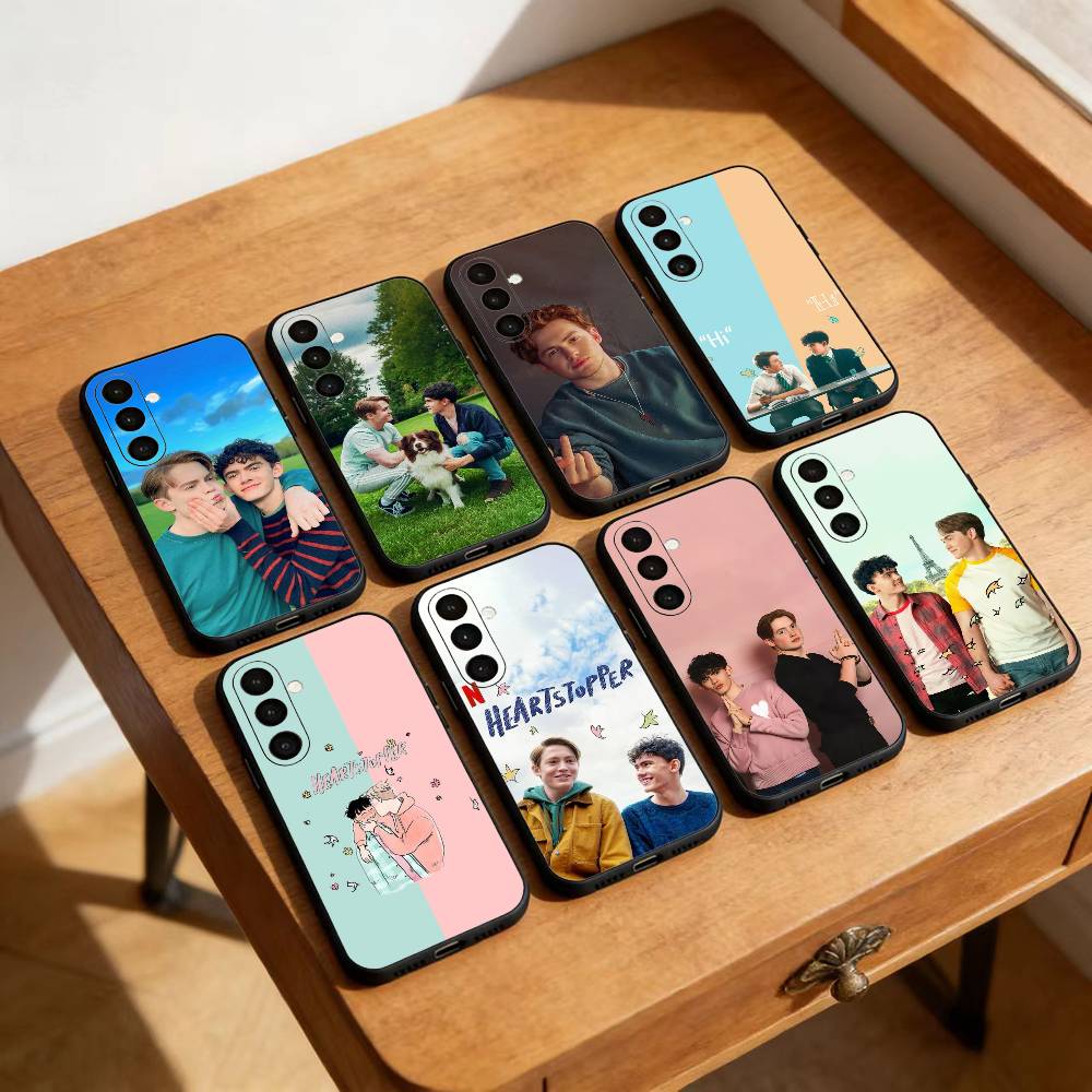 Чехол для телефона Heartstopper Nick Charlie Stars для Samsung Galaxy A20,21s,22,31,32,52,53,72,73,80,91 Мягкий черный корпус