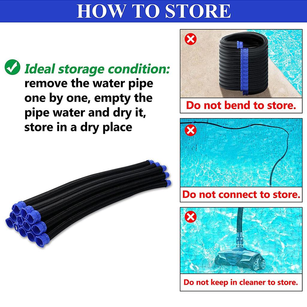Шланг для очистки бассейна с замком Шланг для робота-пылесоса для очистки бассейна Запасной шланг R0527700 X38210S Для X7 T3 T5 MX6 MX8 Прочный