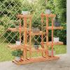 VidaXL Flower Stand 110x25x110.5 Cm Solid Fir Wood 362858