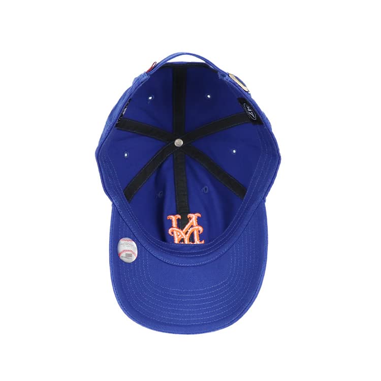 Brand 47 Cap Cleanup Low Cap MLB Major League Hat Forty Seven New York Mets Royal Blue Free Size '47