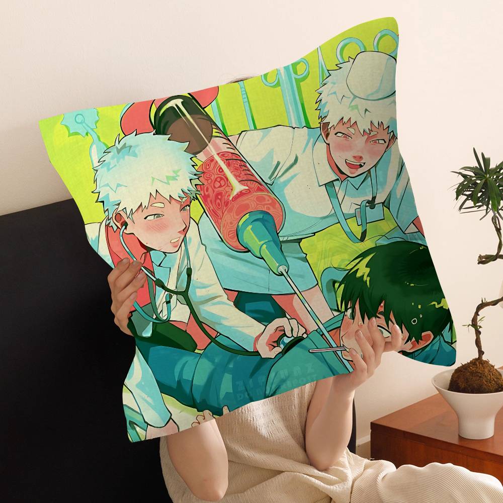 The Summer Hikaru Died Anime Office Cushion Pillowcase Car Cushion CoverXCM Lumbar Pillowcase Sofa Pillowcover