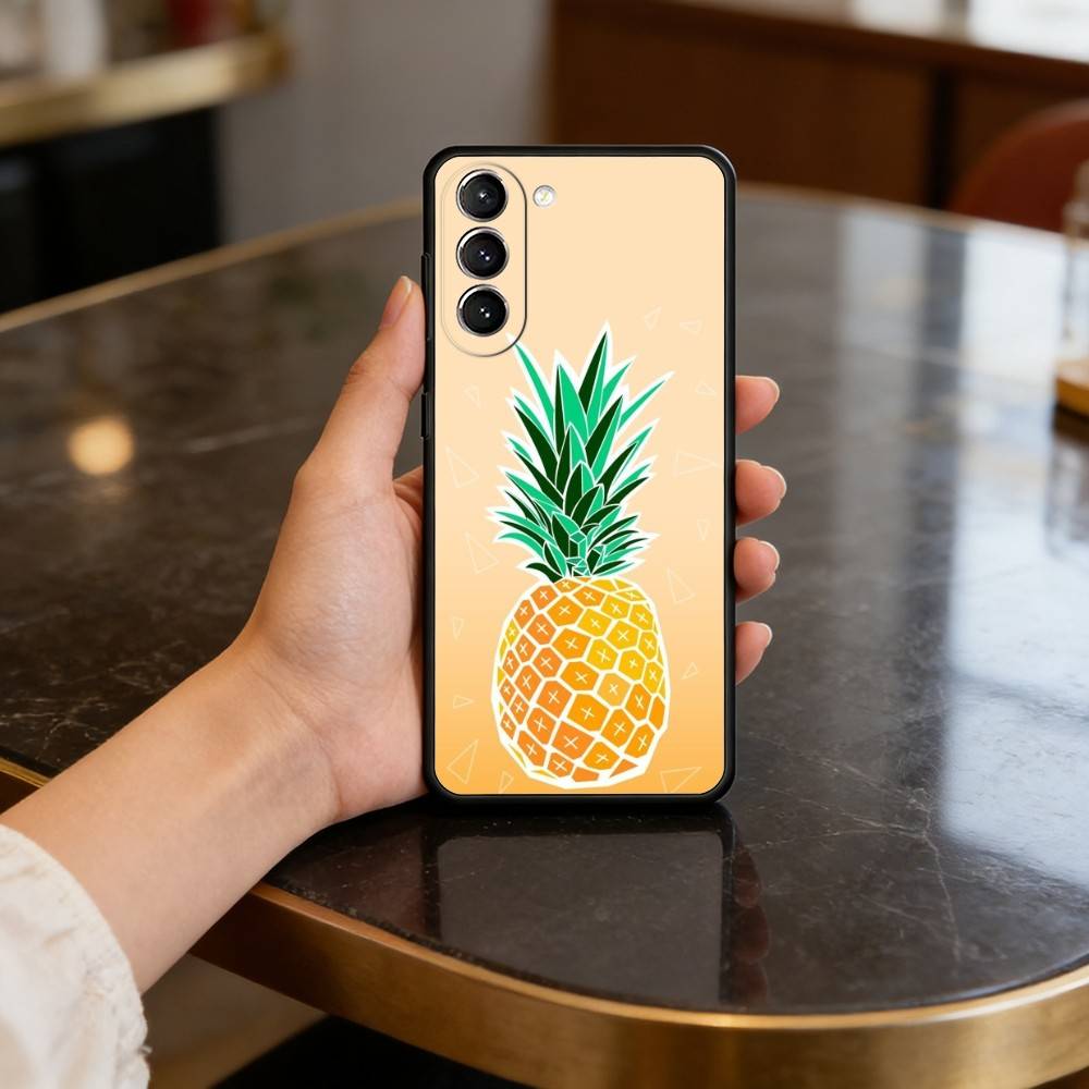S-Лето P-Ананас Чехол для Samsung Galaxy S21 S25 FE S24 S23 Ultra S20 S9 S22 Plus S10 TPU Чехол