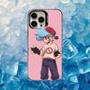 Чехол для телефона F-Friday Night Funkin Для iPhone 16,15,14,13,12,11,Mini,Pro,SE,MAX Белый Матовый Ударопрочный Чехол
