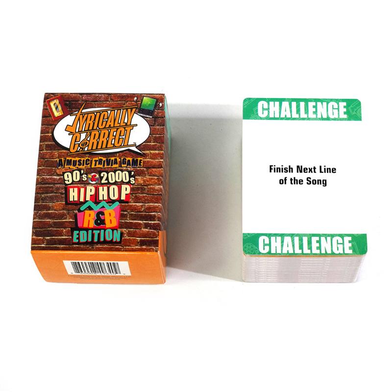 Lyrically Correct 90'S And 2000'S Hip Hop & R&B Music Trivia Card Game | Celebrate Black History Month