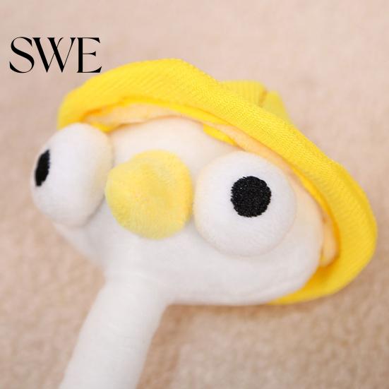 Cute Animal Plush Toy Long Neck Keychain Monkey Tiger Chick Doll for Bags Backpacks Big-Eye Design Funny Stress Relief Birthday Gift Kids Adults