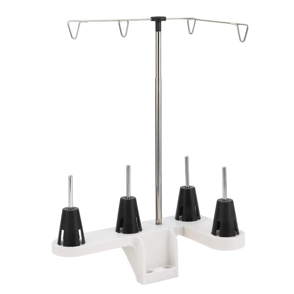 Металлическая катушкодержатель Пластиковая подставка для швейной машины Швейный аксессуар Держатель для ниток Машинная вышивка