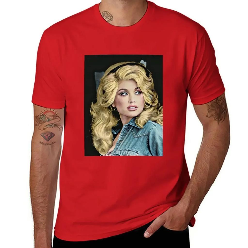 vintage dolly gift parton for lovers T-Shirt funnys cute clothes animal prinfor boys workout shirts for men