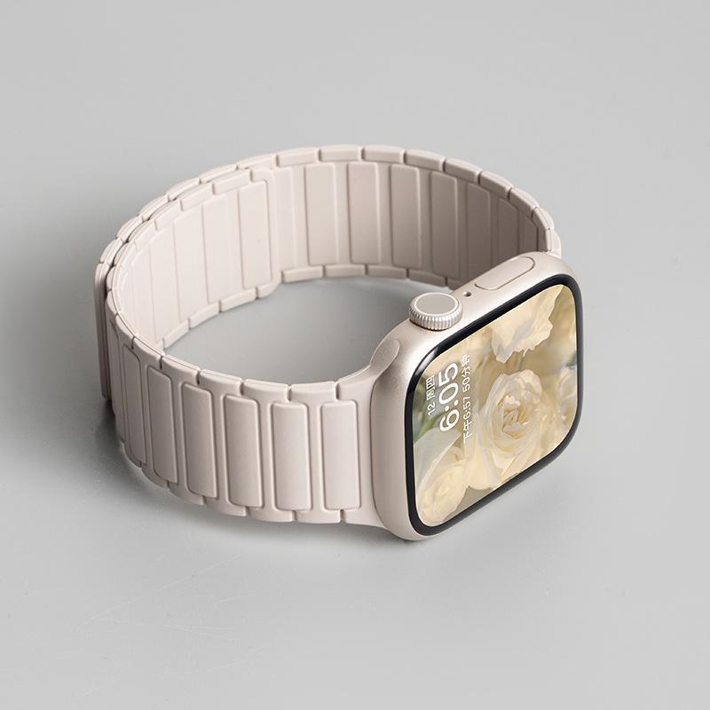 Силиконовый ремешок Jingyi для Apple Watch S7/S8/S9/S11 и iWatch10 с магнитной застежкой