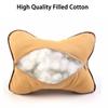 Comfortable Bone Cotton Leather Cushion Pad Head Neck Rest Pillow Restraint Car Seat Headrest