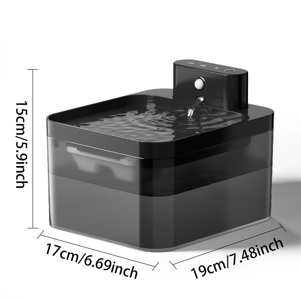 2.2L 5V беспроводной зарядный фонтан для кошек, управляемый автоматическим питомцем, питьевой водой с датчиком движения, миска для собак и кошек