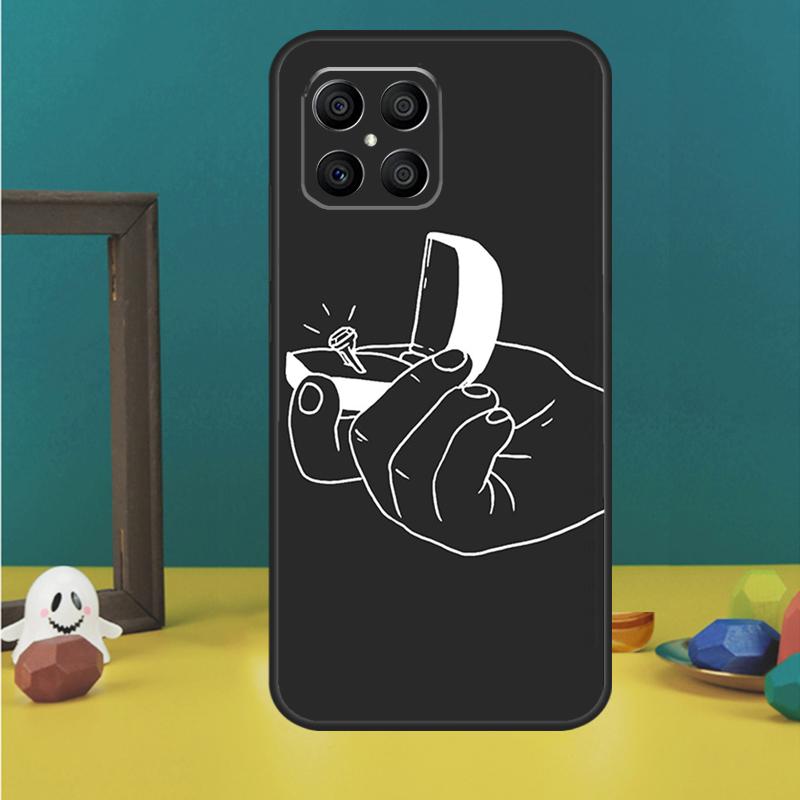 Мультяшная пара Любовь Мальчик Девочка Для Huawei P30 Lite P50 P40 P20 Pro P Smart Z Nova 9 5T Чехол Для Honor 50 X9 X8 X7 Чехол
