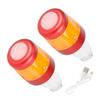 LED Handlebar Lights Handlebar End Light for E-Scooters Mountain Bikes Rechargeable Waterproof Turn Signal Lights