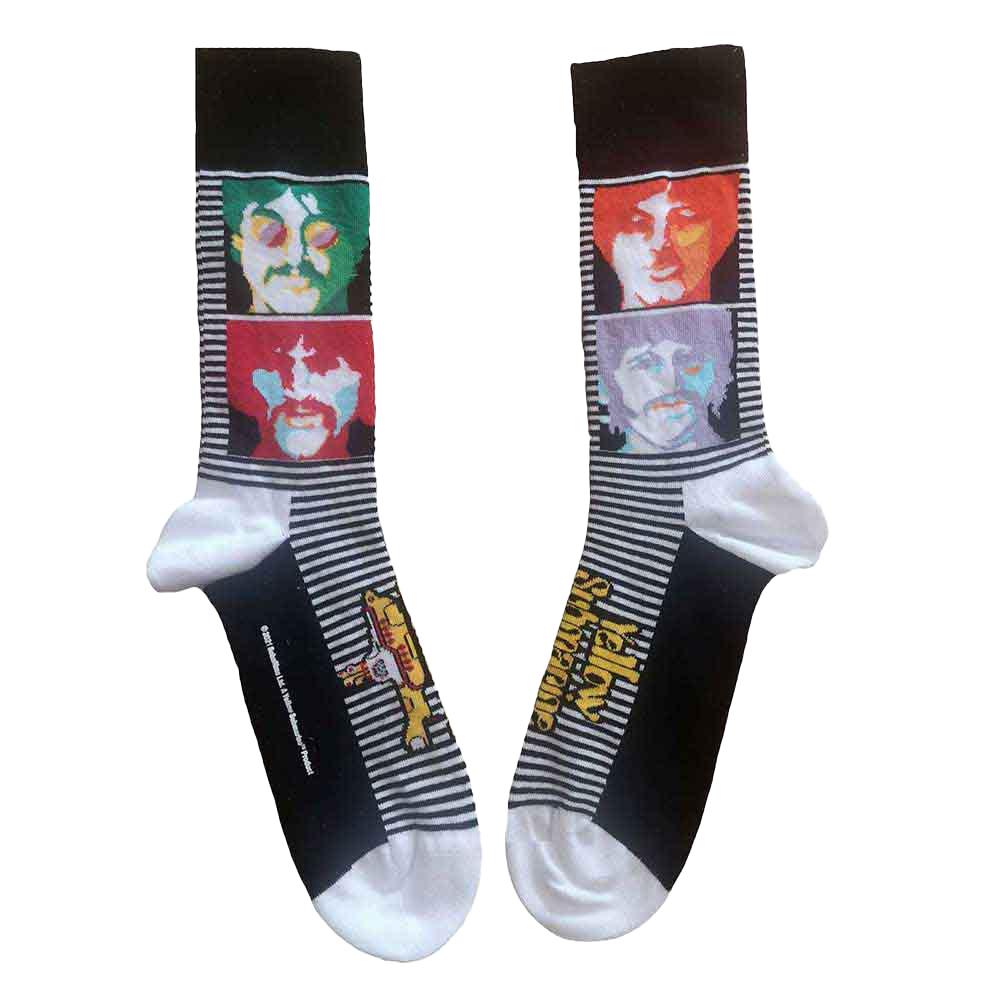 The Beatles Unisex Adult Sea Of Science Faces Ankle Socks