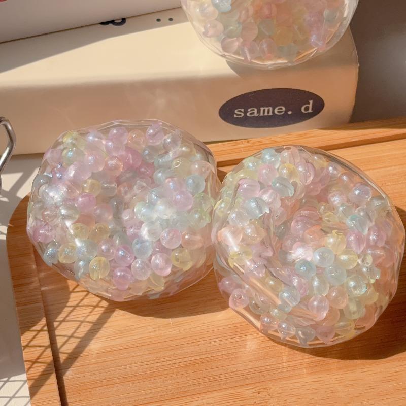Colorful Transparent Handmade Balls, Decorative Toys for Office & Holiday Gifts