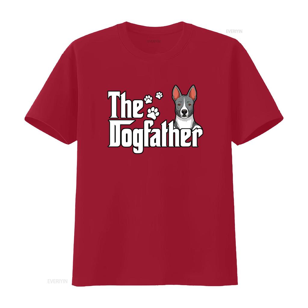Basenji The Dogfather Fathers Day T Shirt Stylish Comfortable Dog Lover vintage Washed graphic Stretched designer clothes Soft