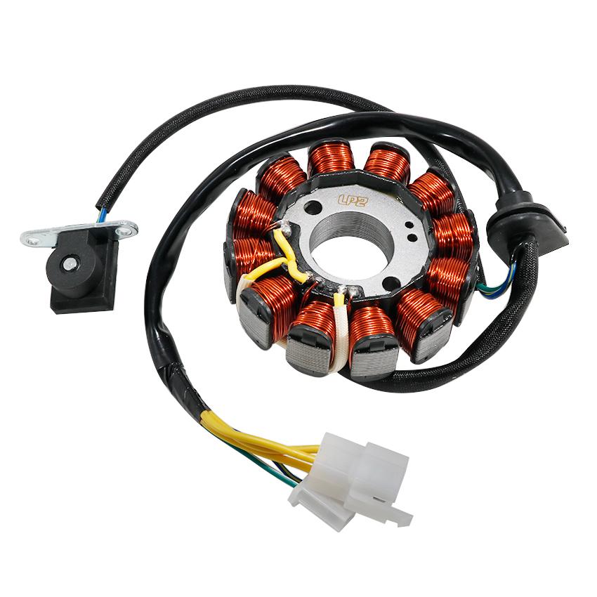 Motorcycle Stator Generator Ignition Coil Fits for Kymco Agility 125 150 200 R16+ City S 125i CBS Euro Plus Like 31120-LGS6-E10