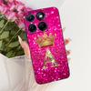 For Motorola Edge 70 Fusion 2026 Crown Letter Phone Case For Motorola Edge70 Fusion 5G XT2605 Black Silicone Soft Cases Bumpers