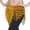 New Tassel Belly Dance Waist Chain Hollow Elastic Latin Dance Triangle Scarf Hand-Beaded Waist Scarf Dance Performances