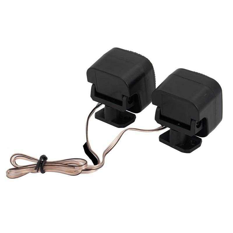 2 шт. мини-динамики для твитера, автомобильный аудиодинамик, 500 Вт, 12 В, черный, универсальный, подходит для большинства автомобилей