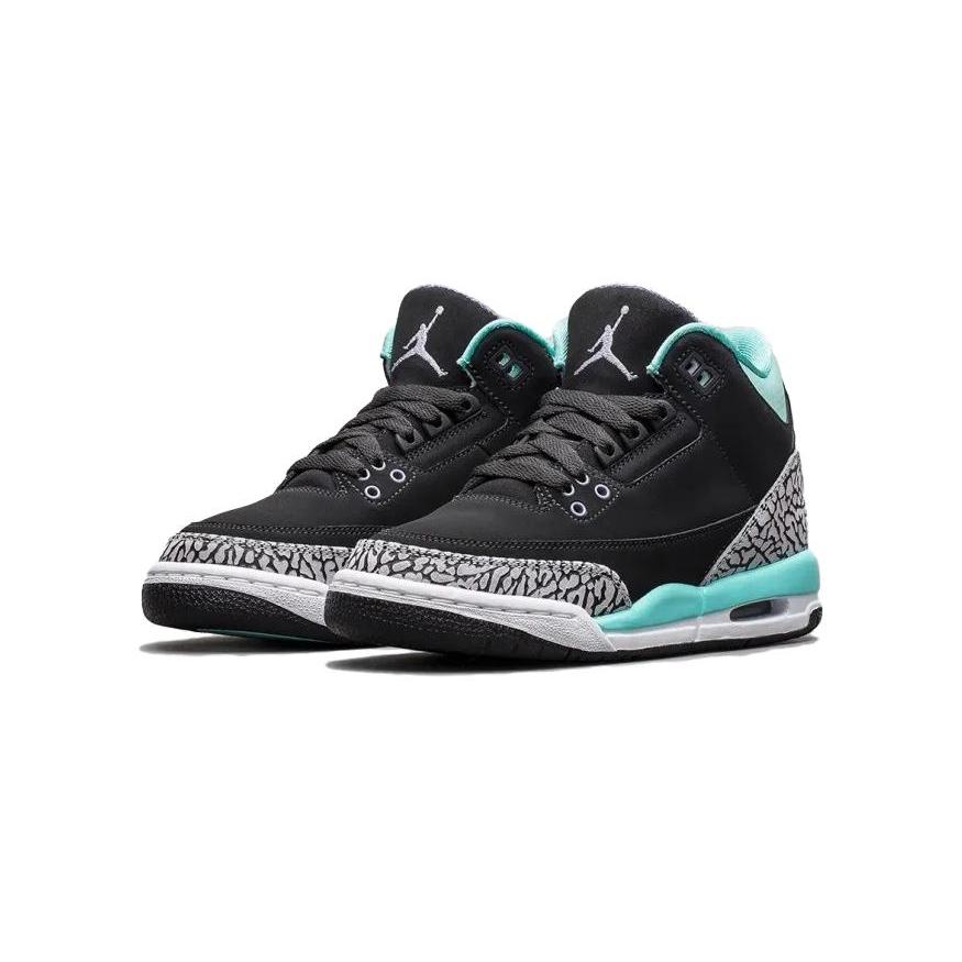 Jordan Air Jordan 3 Tiffany TD Высокие Повседневные Кроссовки Черный Младенец И Малыш 654964-045