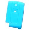 IKT Silicone Cover for Daihatsu Car Smart Key 2 Buttons Sky Blue / Tanto