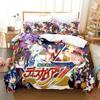 Аниме Disgaea Постельный комплект Пододеяльник Набор для кровати Покрывало Пододеяльник Наволочка Одеяло Кинг Сайз Квин Сайз Для мальчиков Взрослый Постельный комплект